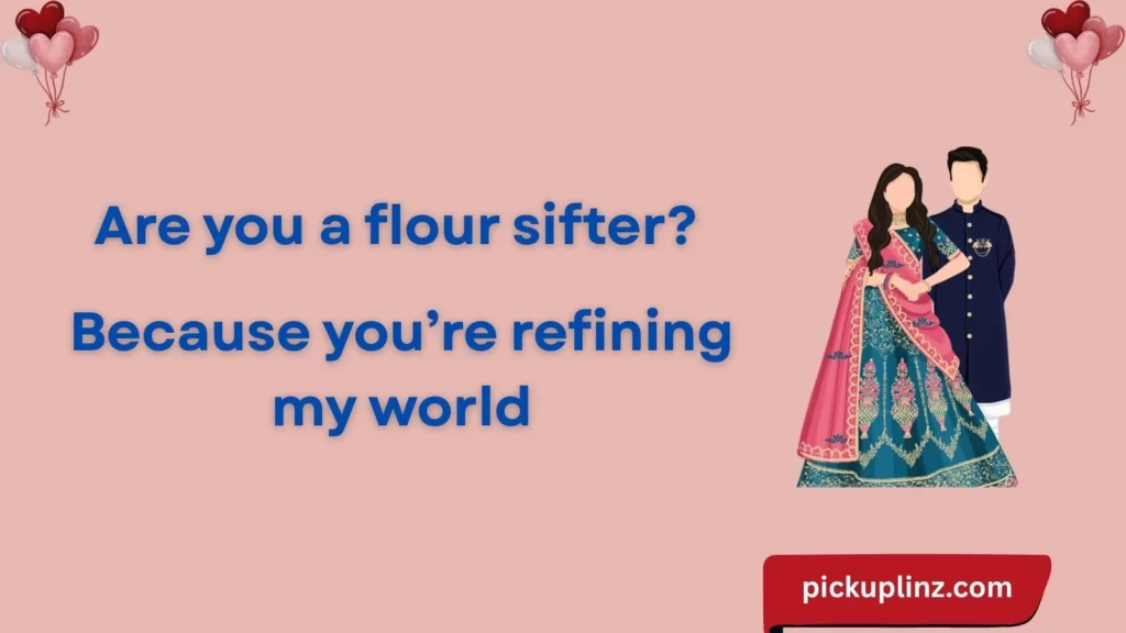 Cute Flour Lines for Her