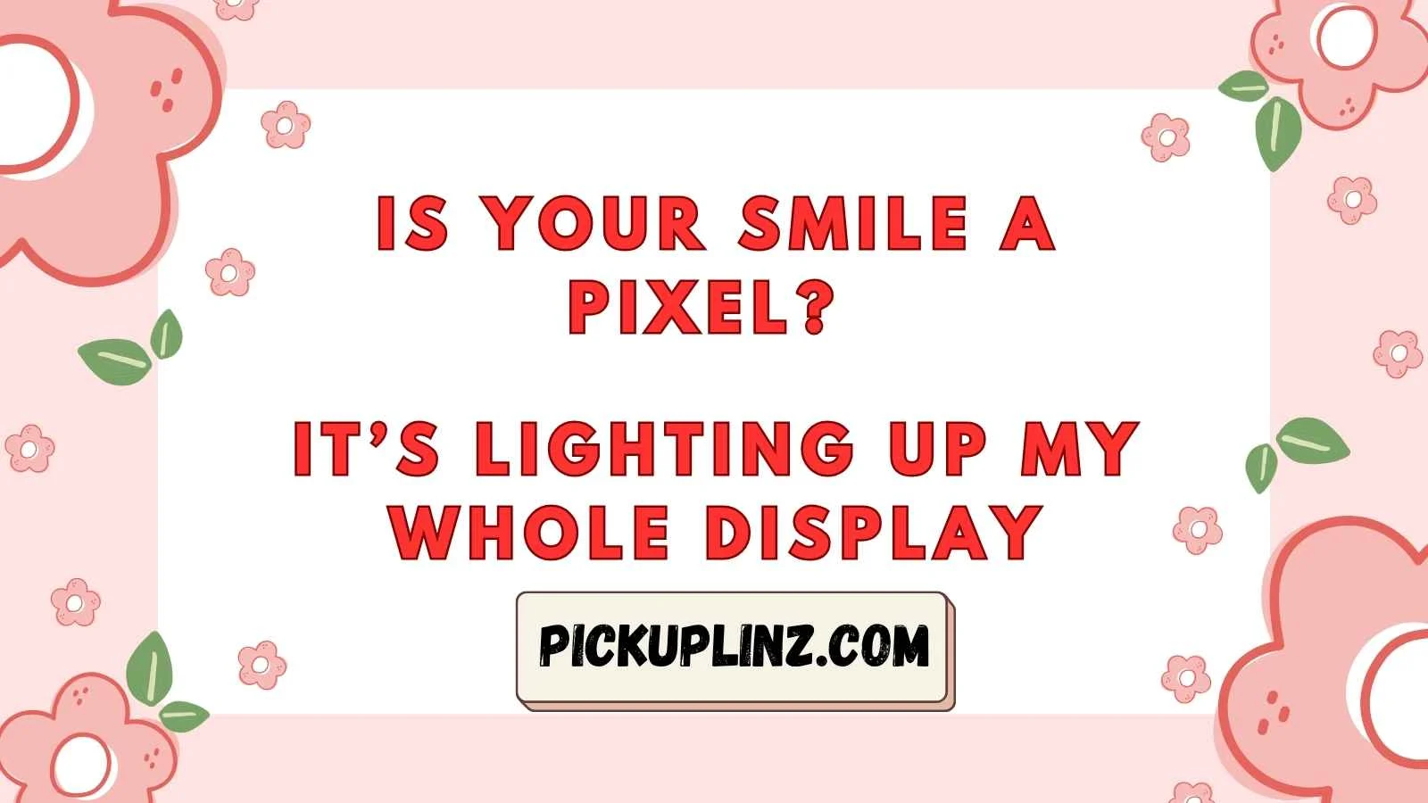Dot Pickup Lines