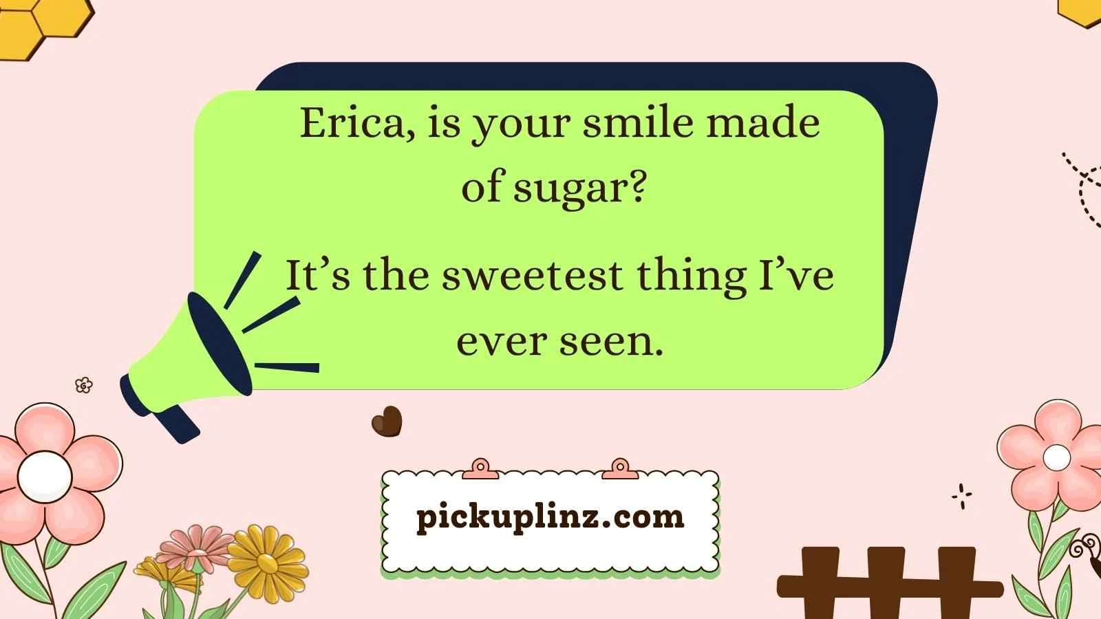 Erica Pickup Lines