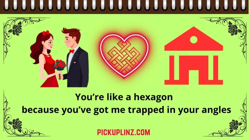 Hexagon Pick Up Lines Funny