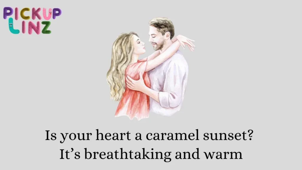 Romantic Caramel Lines for Date Night