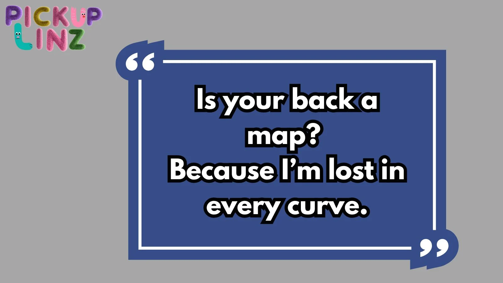 Back Pickup Lines