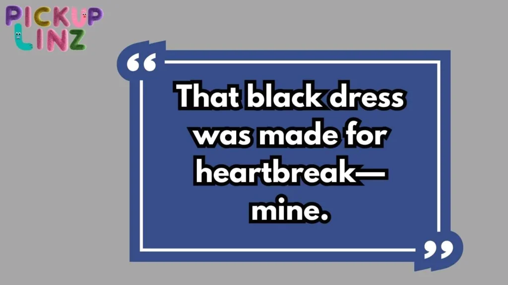 Black Fashion Pickup Lines