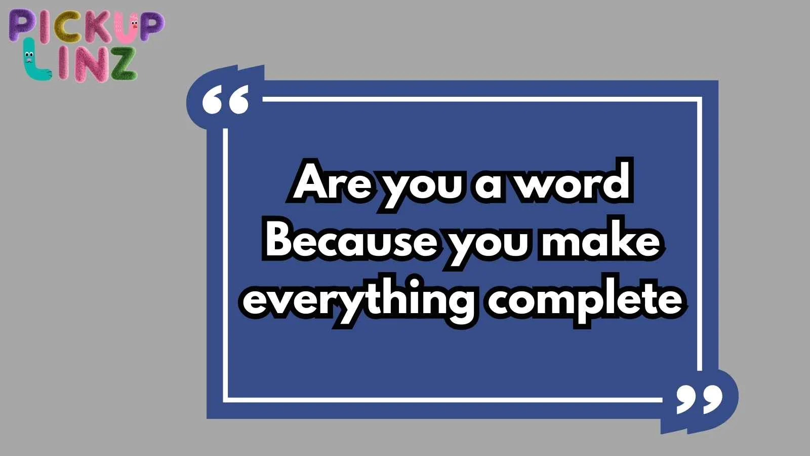 Dictionary Pickup Lines