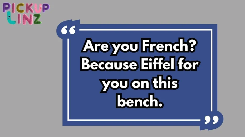 Park Bench Flirt Starters