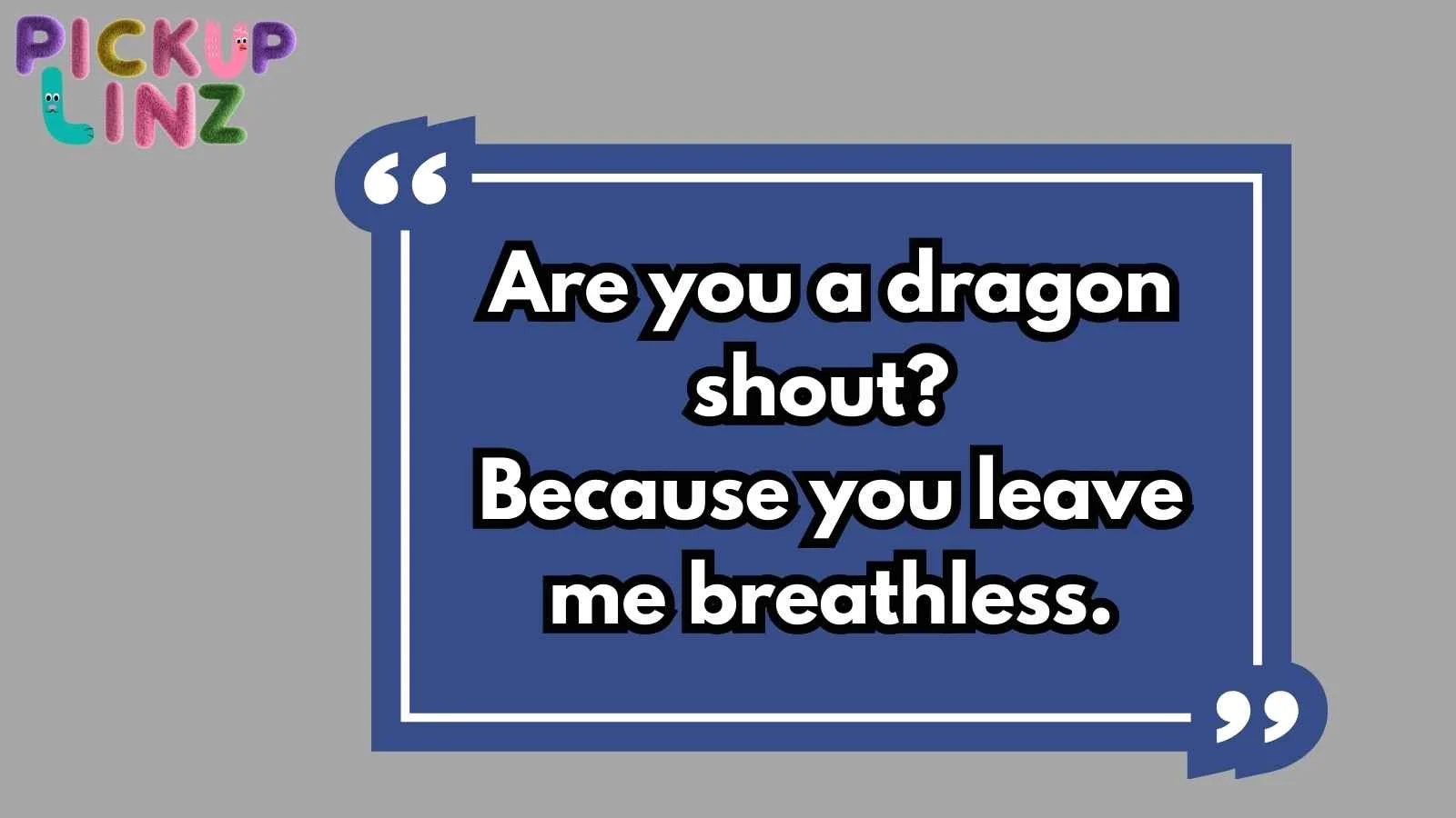 Skyrim Pickup Lines