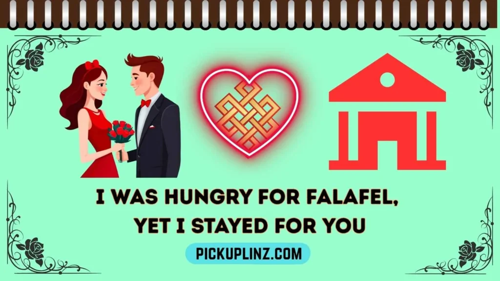 Falafel Pickup Lines for Him
