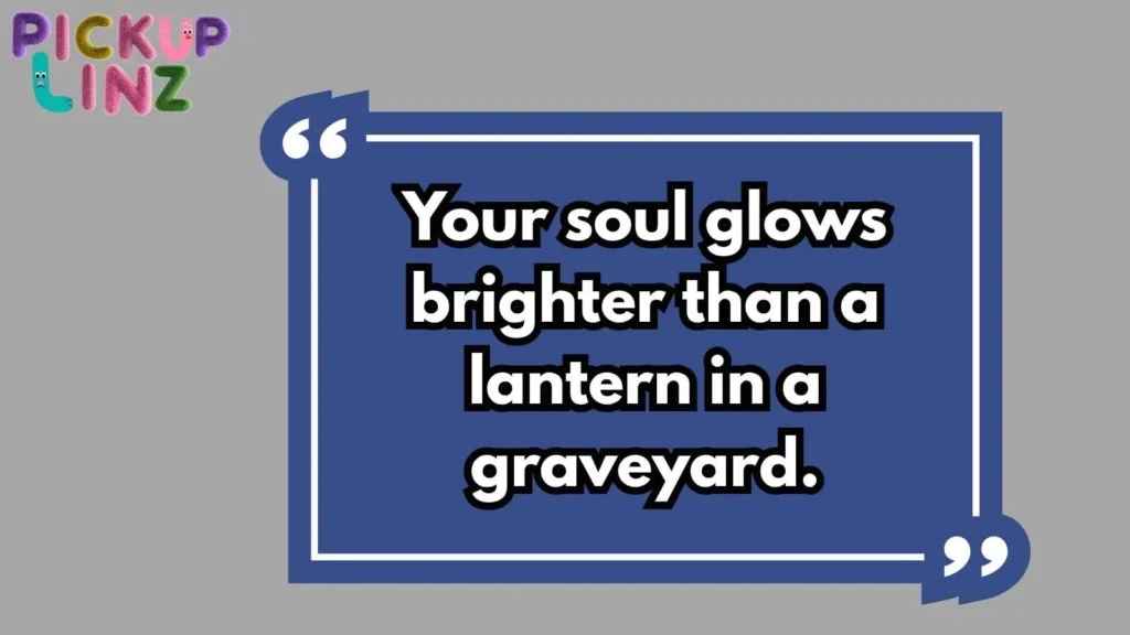 Gothic Skull Pickup Lines