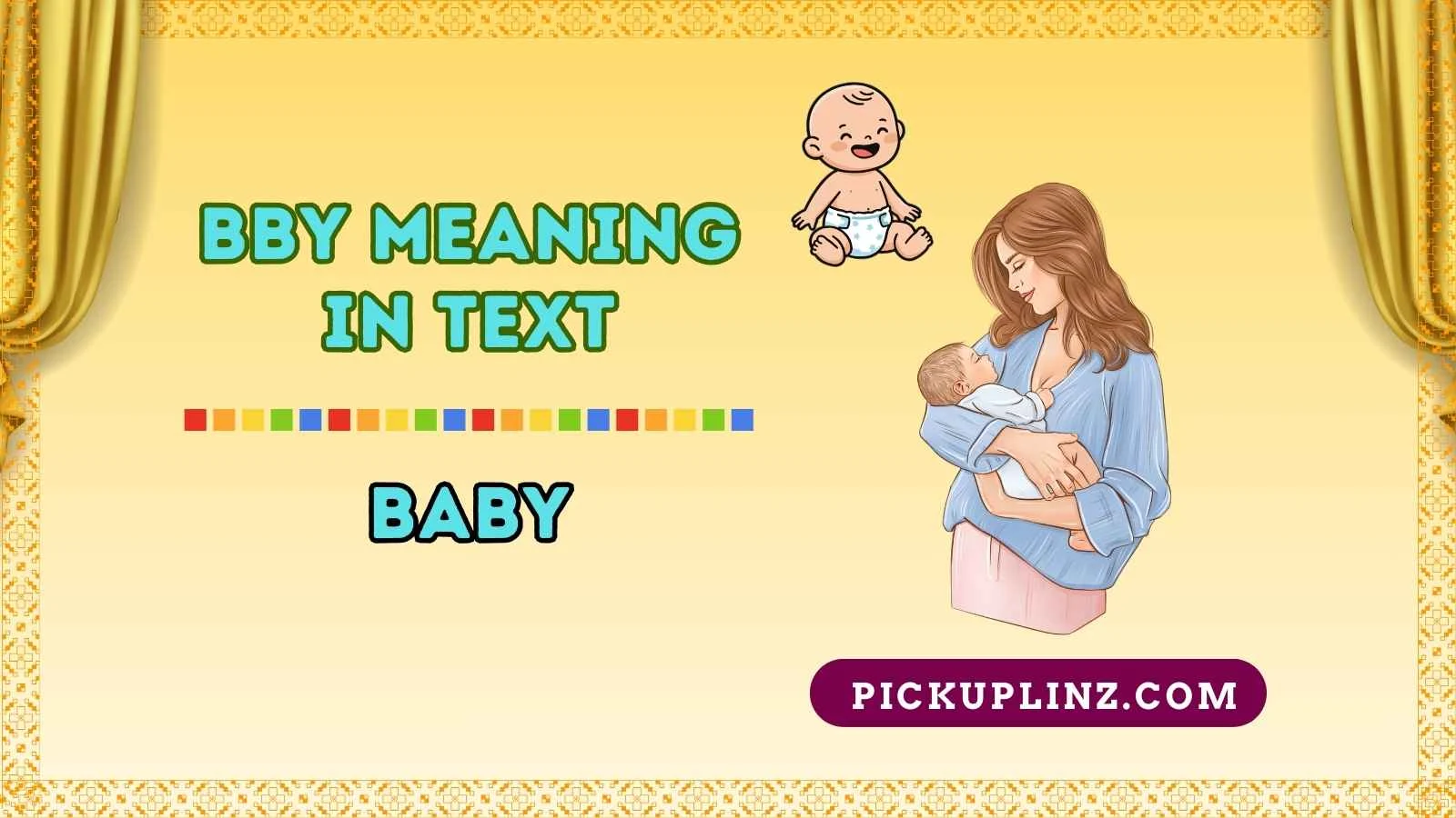 bby meaning in text