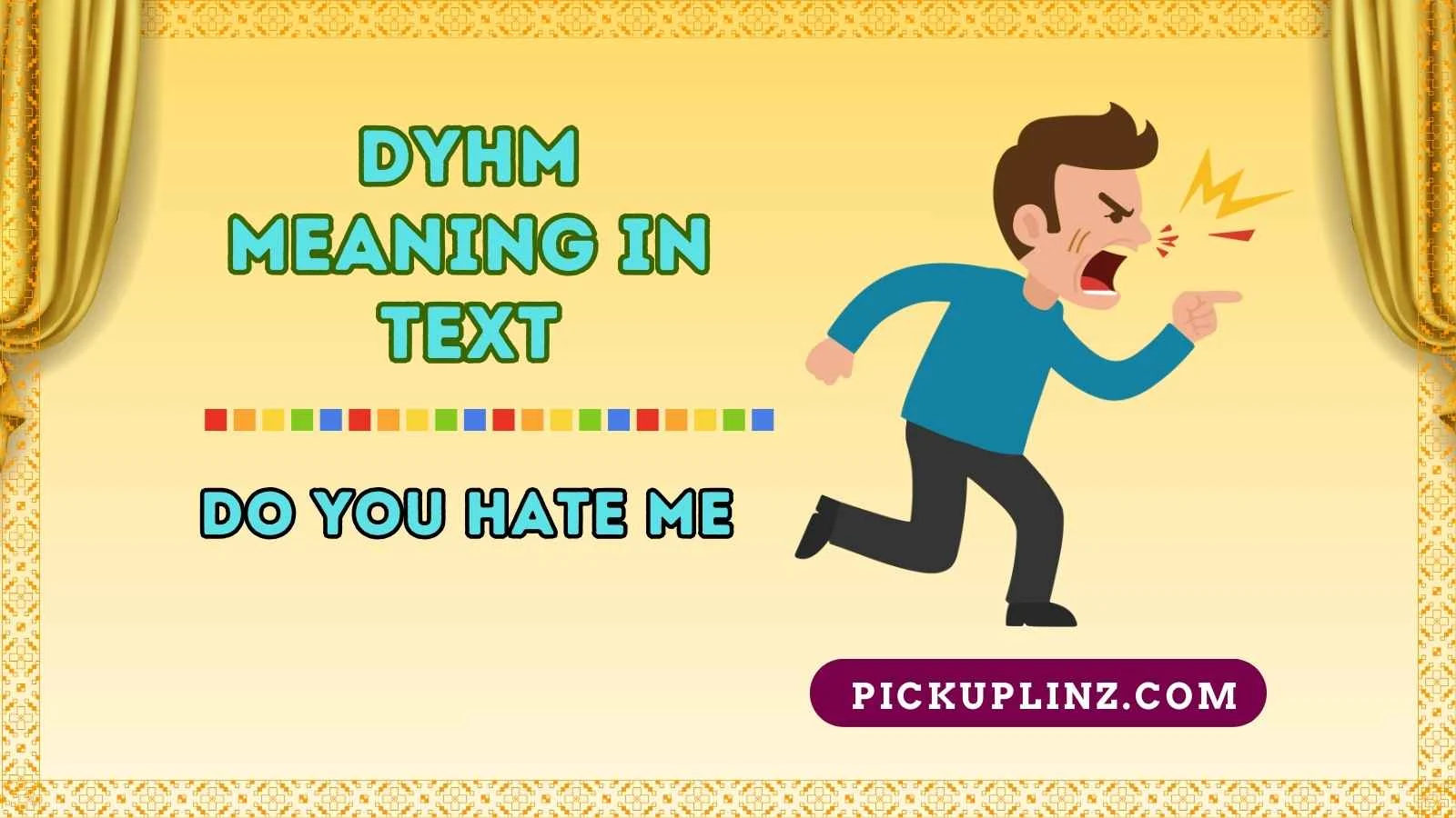dyhm meaning in text