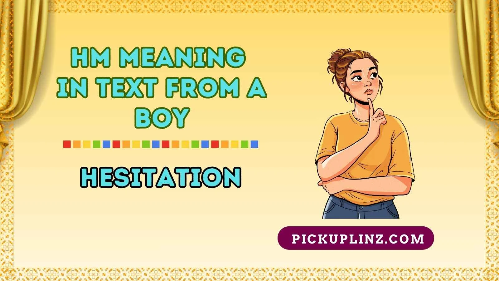 HM Meaning in Text from a Boy