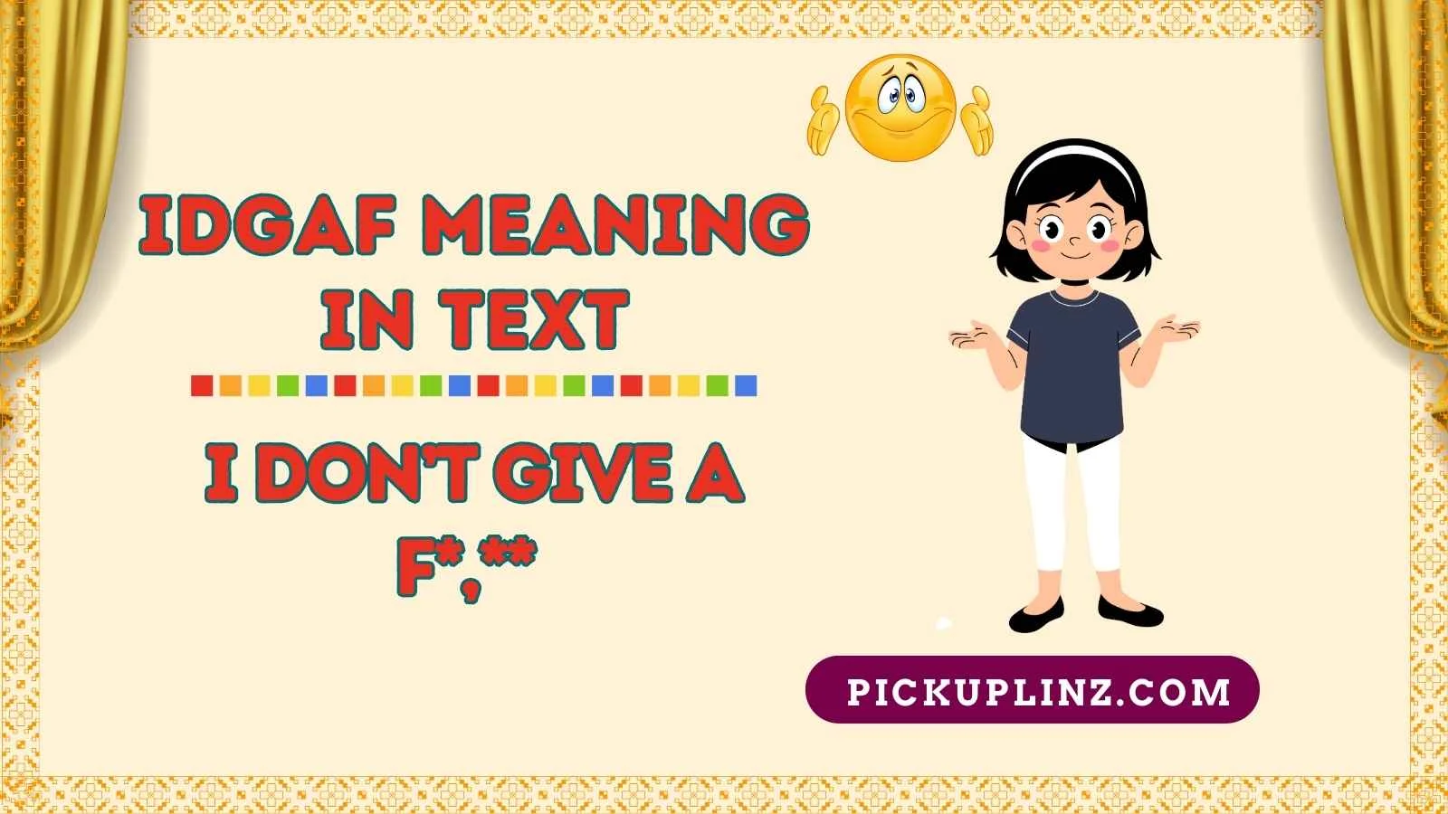 idgaf Meaning in Text