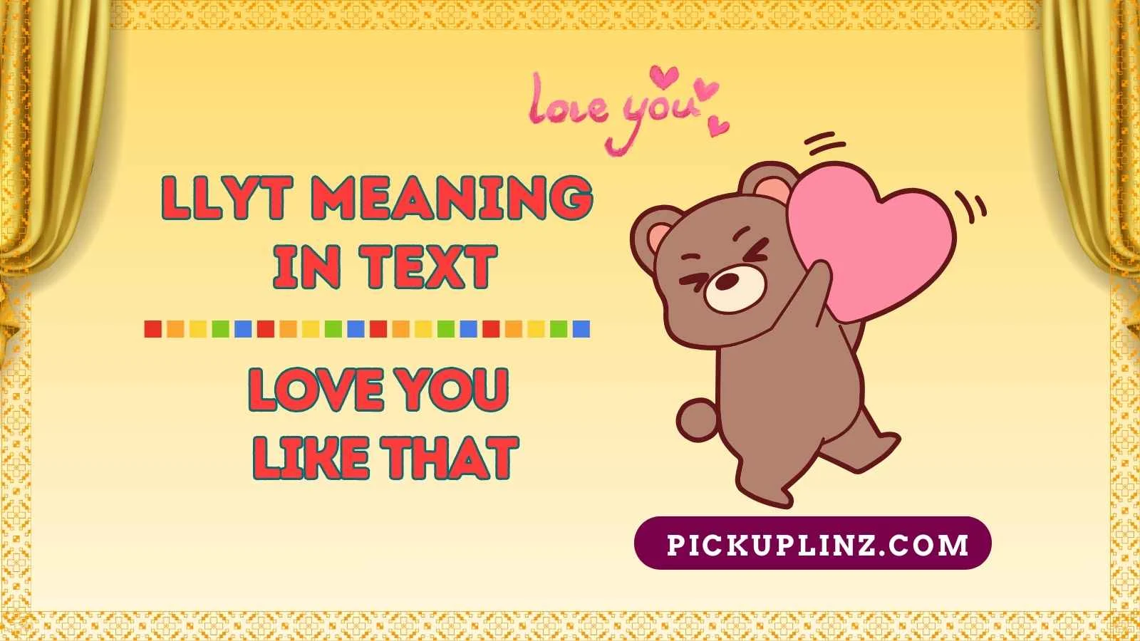 llyt Meaning in Text