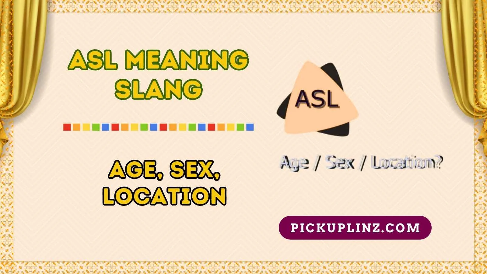 ASL Meaning Slang