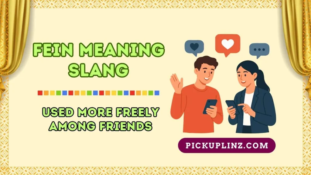 Fein Meaning in Chat