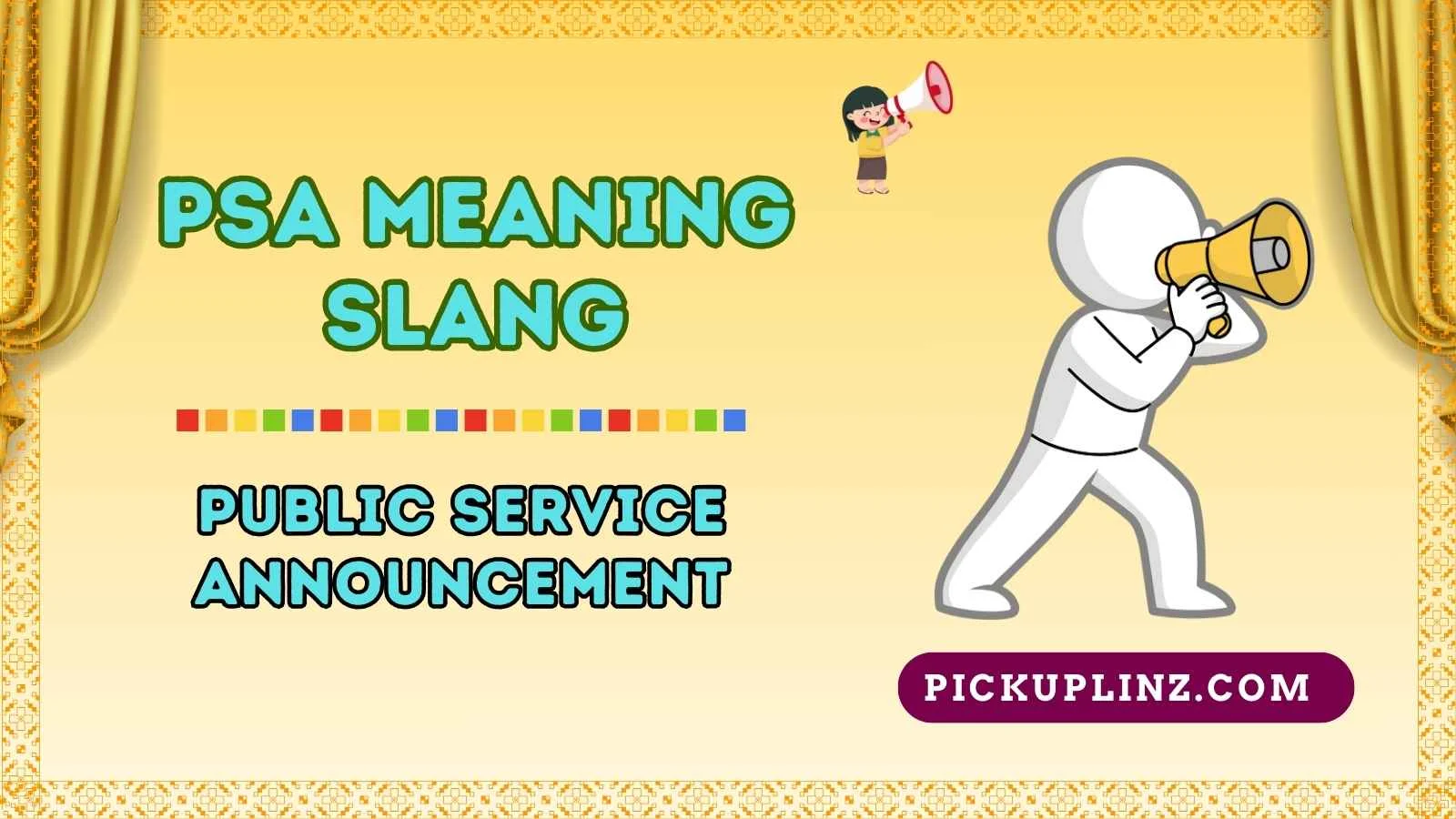 PSA Meaning Slang