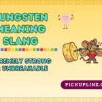 Tungsten Meaning Slang