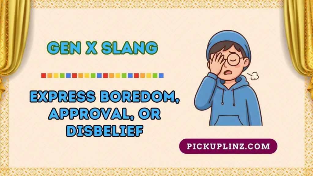 Usage of Gen X Slang