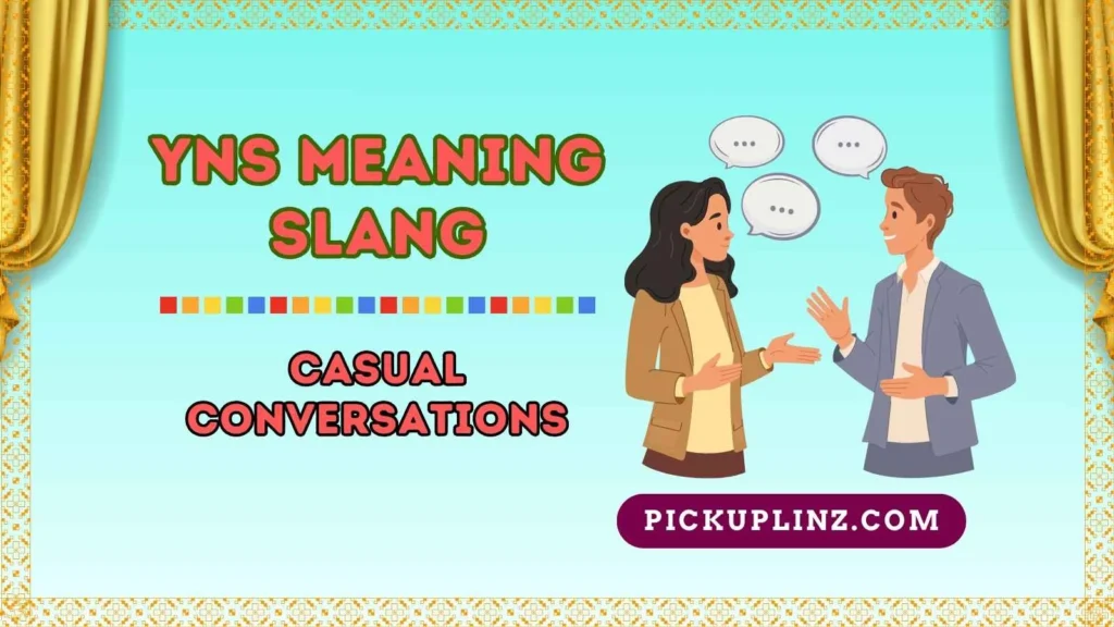 Usage of YNS Meaning Slang