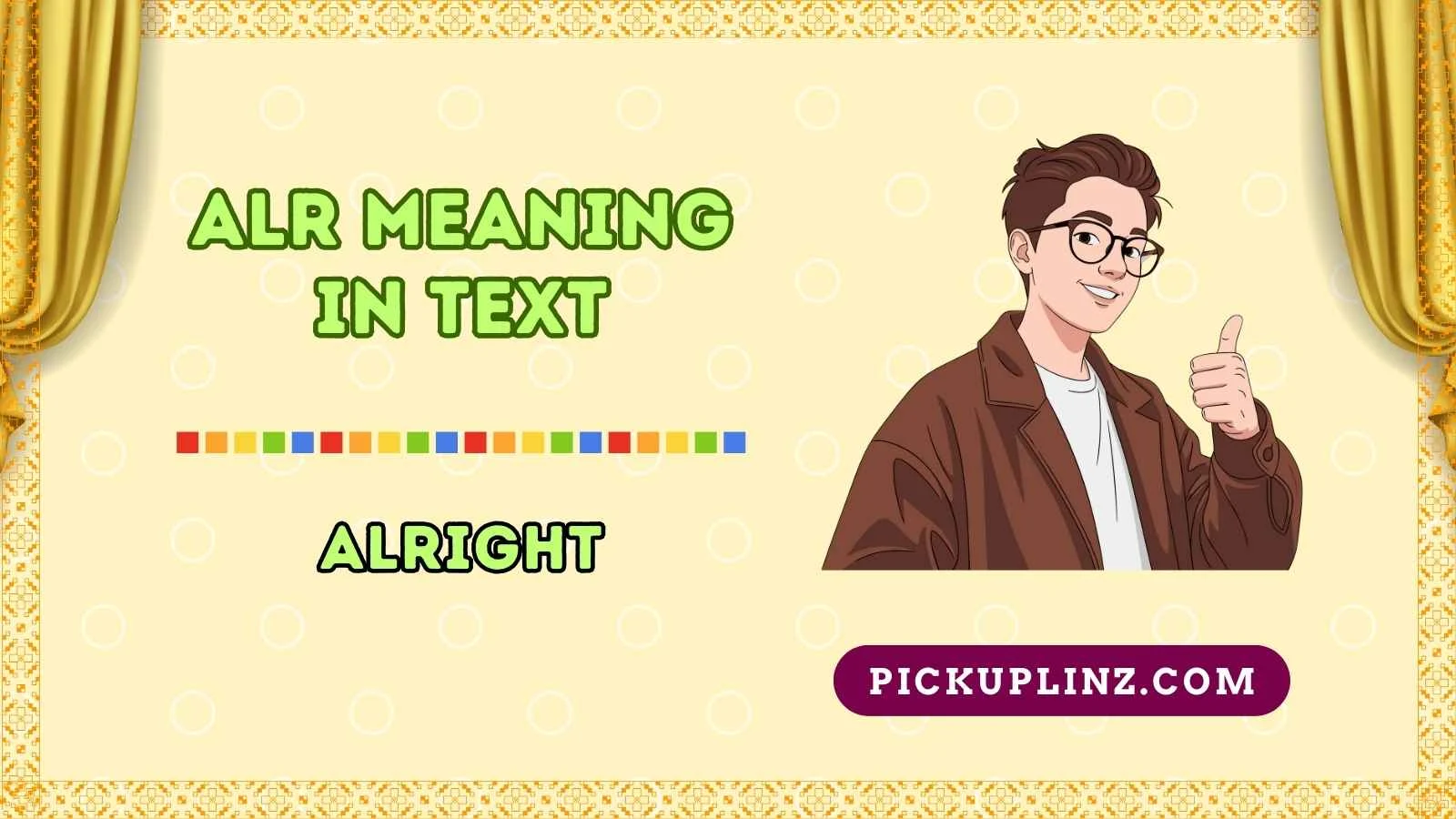 ALR Meaning in Text