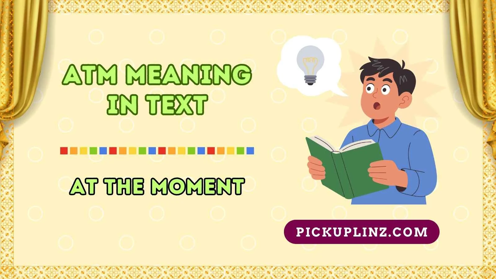 ATM Meaning in Text