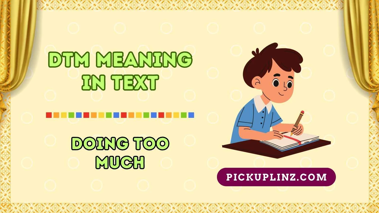 DTM Meaning in Text