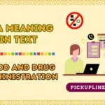 FDA Meaning in Text