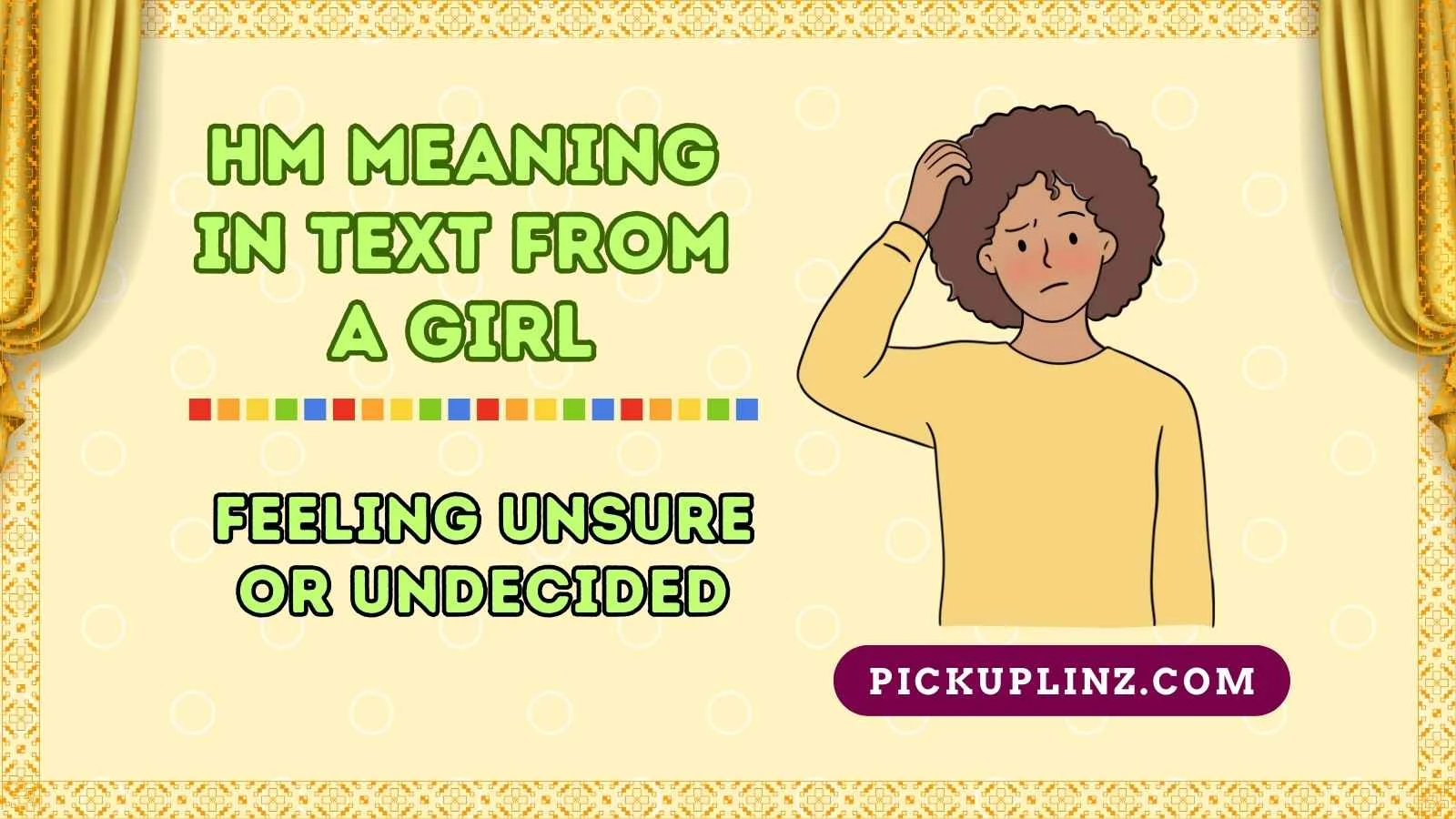 HM Meaning in Text From a Girl