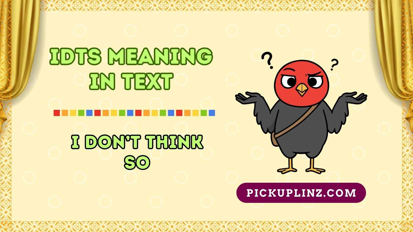 IDTS Meaning in Text