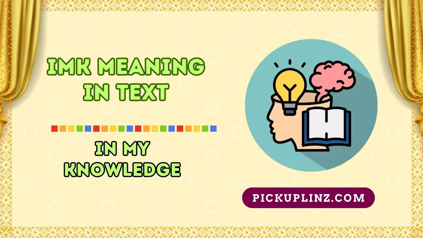 IMK Meaning in Text