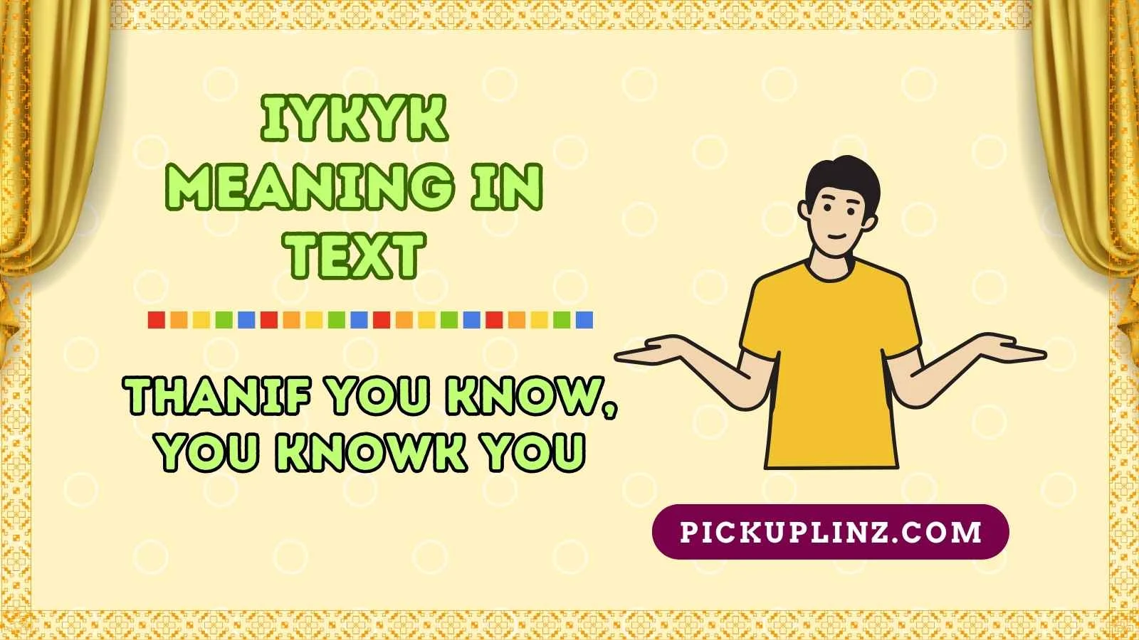 IYKYK Meaning in Text