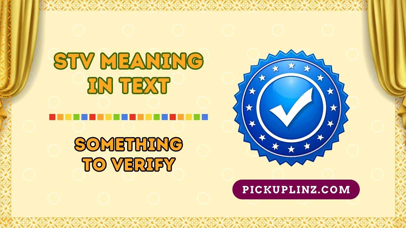 STV Meaning in Text